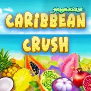 Tampilan visual slot Caribbean Crush dengan tema tropis